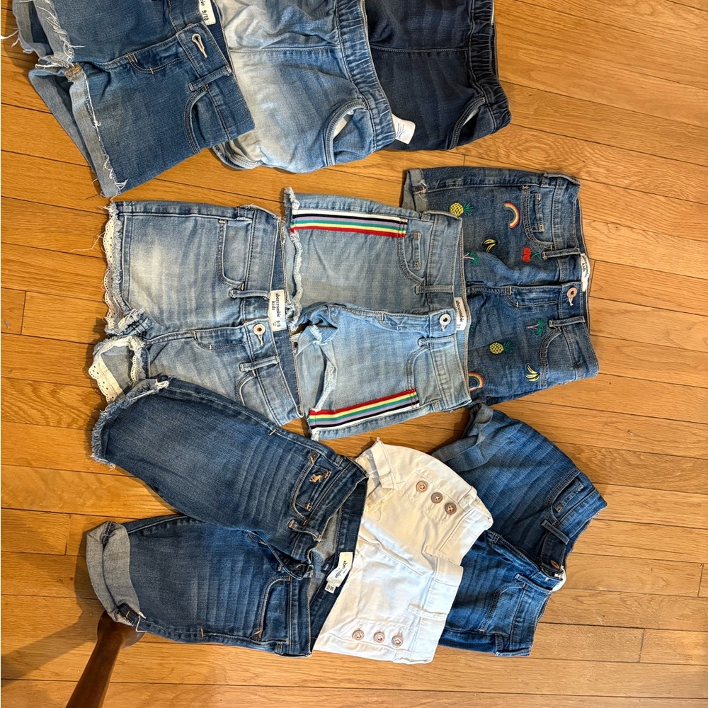 Abercrombie Kids Blue and White Shorts Collection